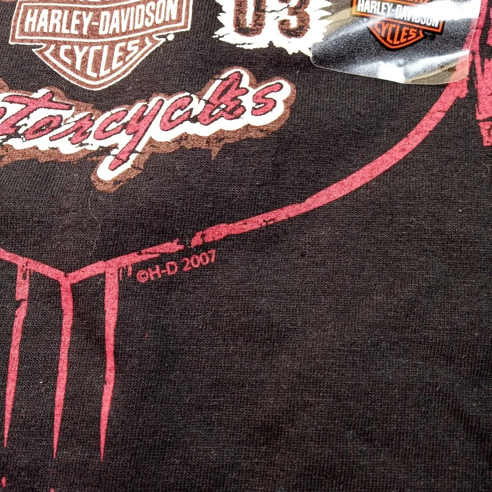 2007 Harley Davidson Freedom Rolls Long Sleeve Shirt Sz Med New NWT Ontario CA - Picture 4 of 11